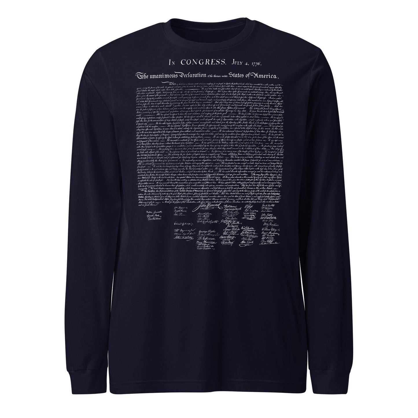 Declaration of Independence Long Sleeve Tee