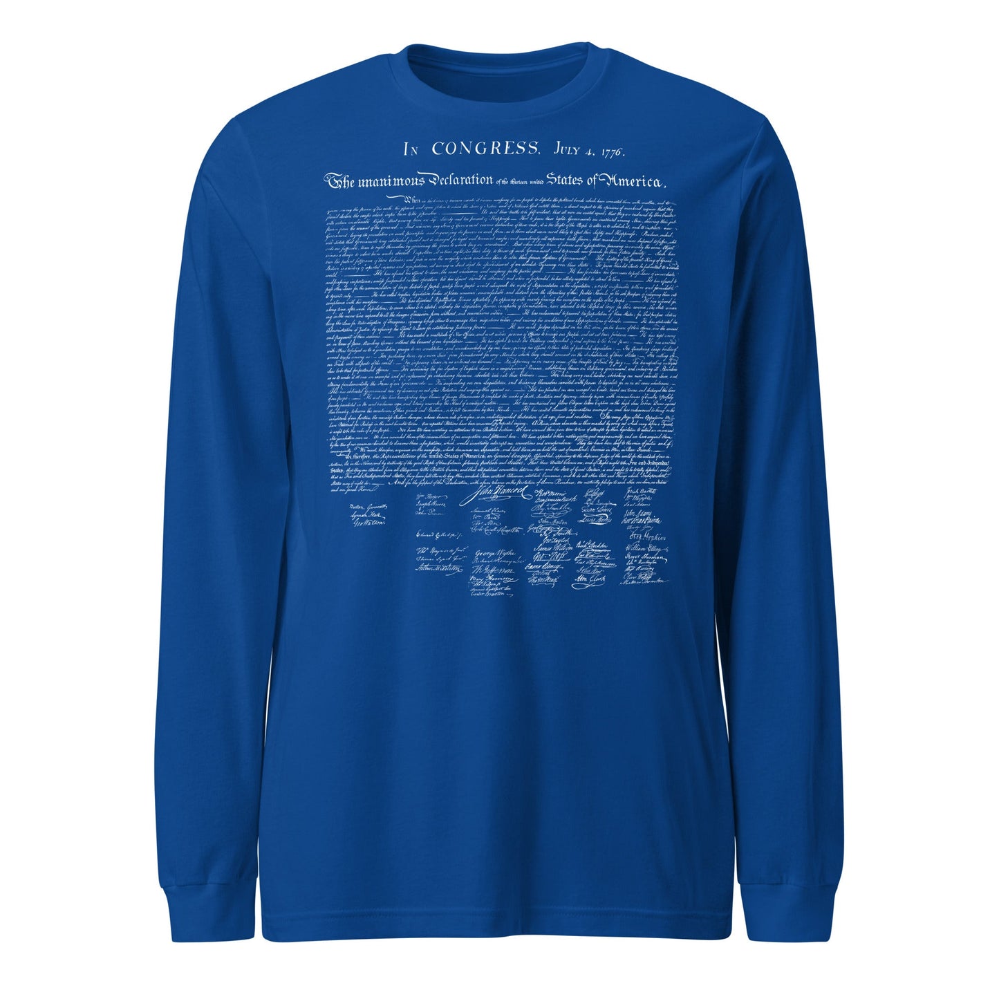 Declaration of Independence Long Sleeve Tee