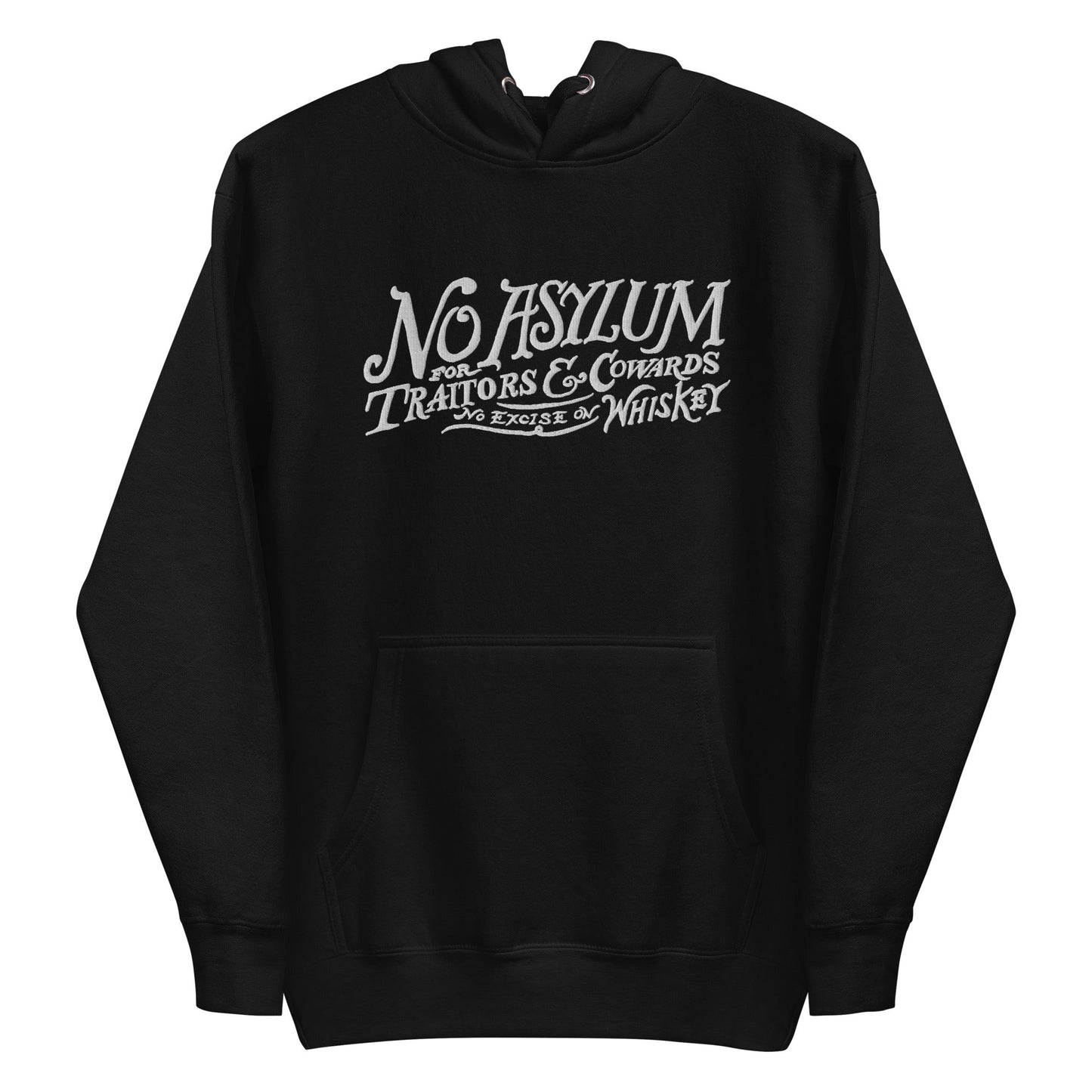 Whiskey Rebellion Embroidered Unisex Hoodie