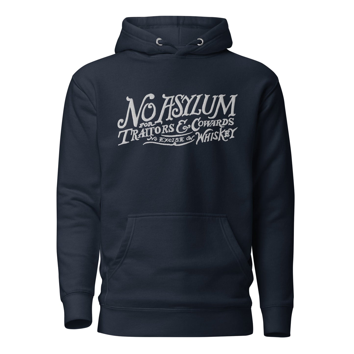 Whiskey Rebellion Embroidered Unisex Hoodie