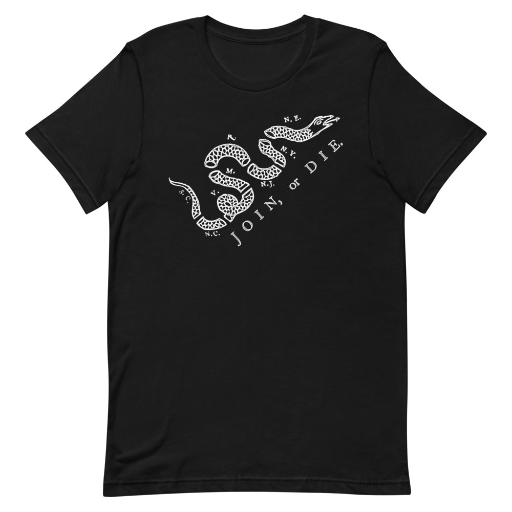 Join or Die Men's Vintage Graphic T-shirt