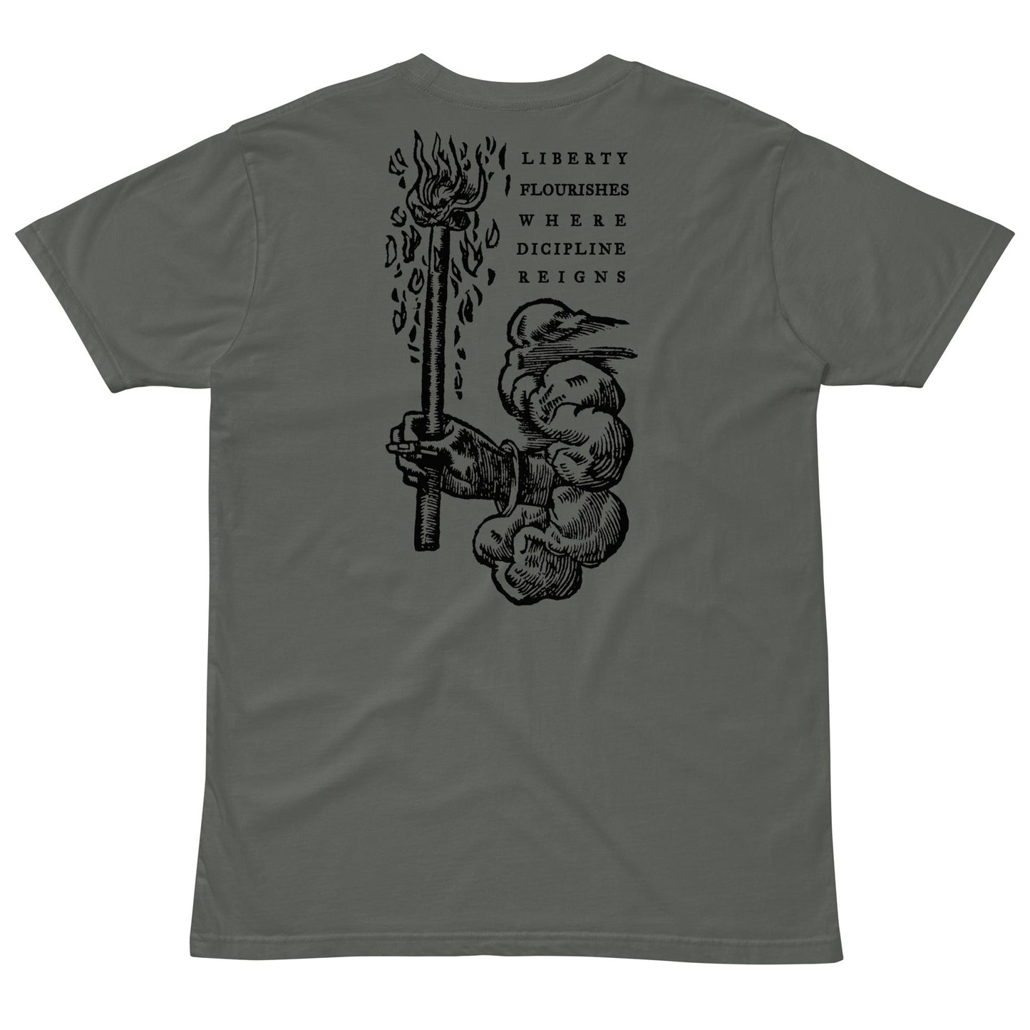 Where Discipline Reigns Liberty Flourishes Graphic T-Shirt