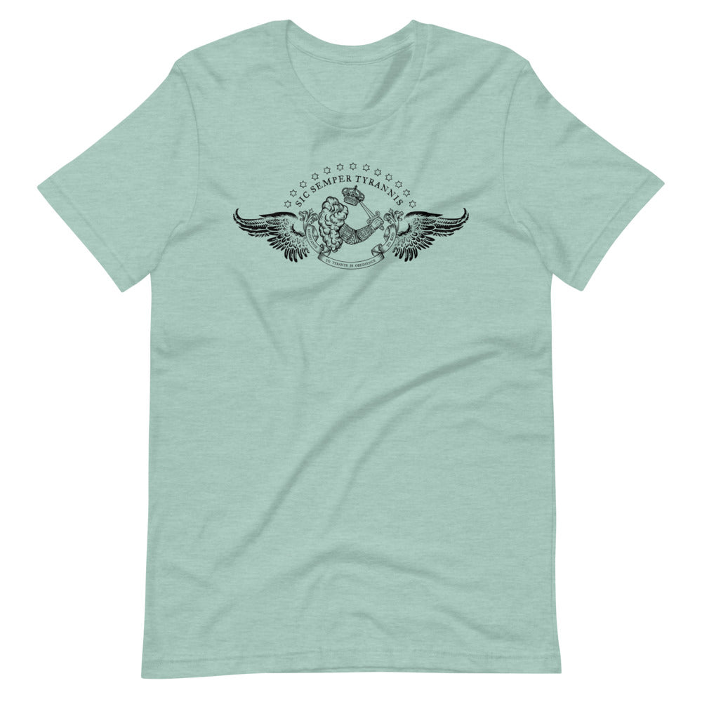 Resistance to Tyrants Gostelowe Battle Flag Men's Tee