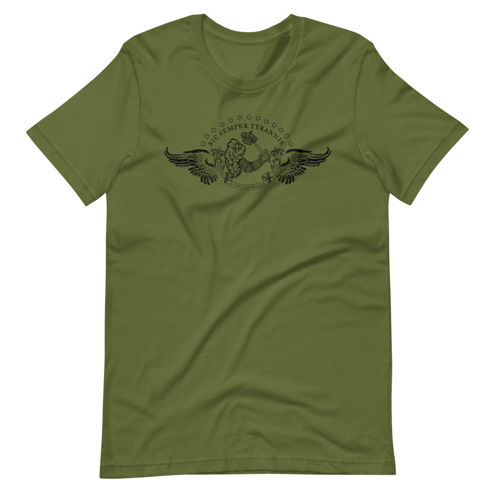 Resistance to Tyrants Gostelowe Battle Flag Men's Tee