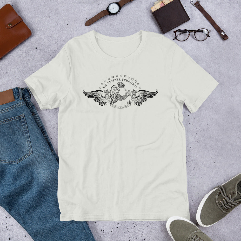 Resistance to Tyrants Gostelowe Battle Flag Men's Tee