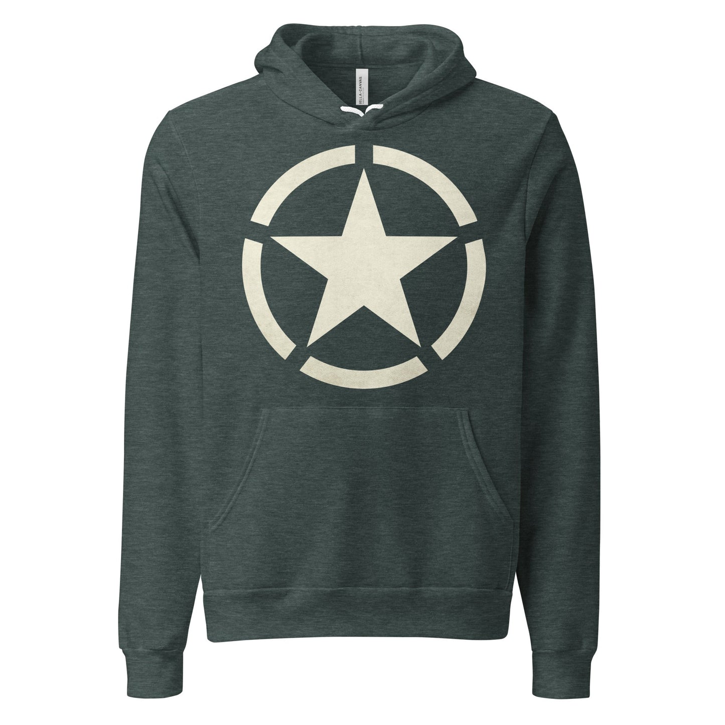 WW2 Circled Star Unisex Sponge Fleece hoodie