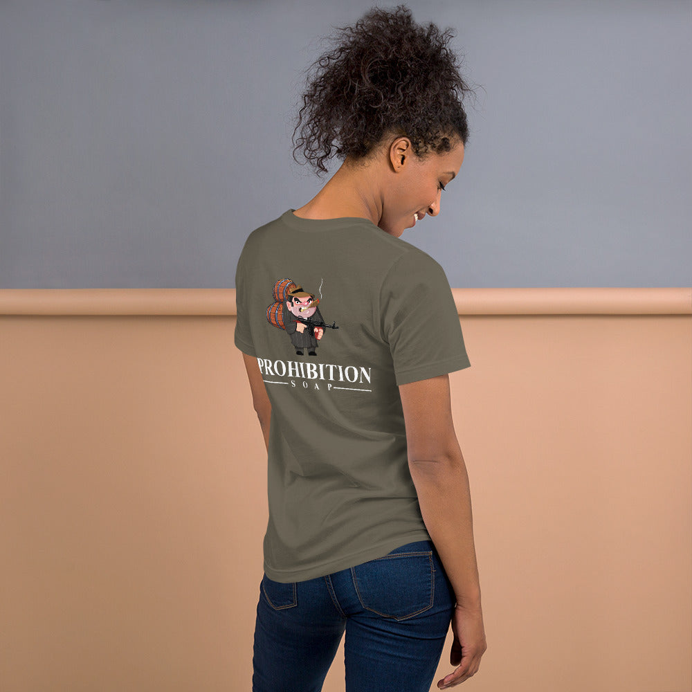 Cartoon Logo Dark T-Shirt, Unisex,