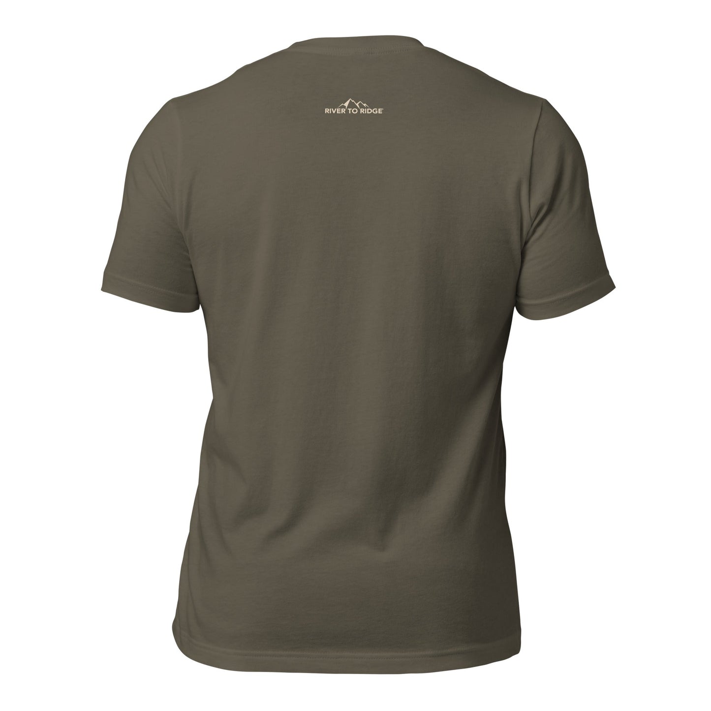 Men's Christian Outdoors Praise His Name from the River to the Ridge T