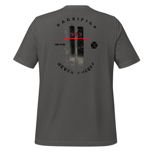 9/11 Never Forget 343 Twin Towers Premium Tee