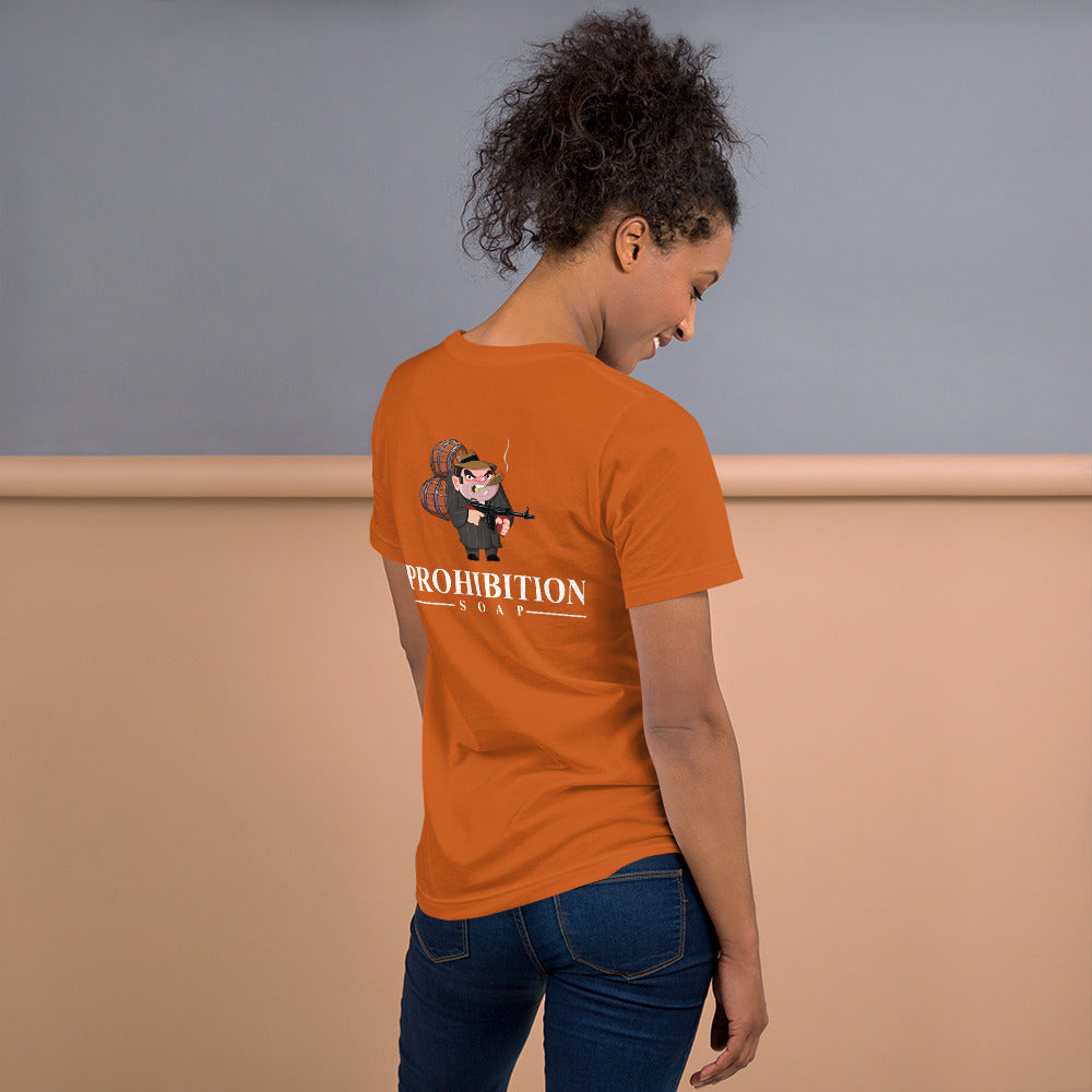 Cartoon Logo Dark T-Shirt, Unisex,