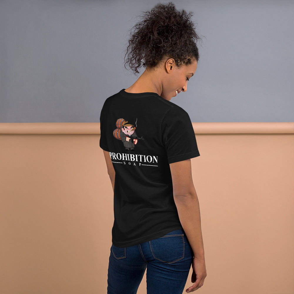 Cartoon Logo Dark T-Shirt, Unisex,