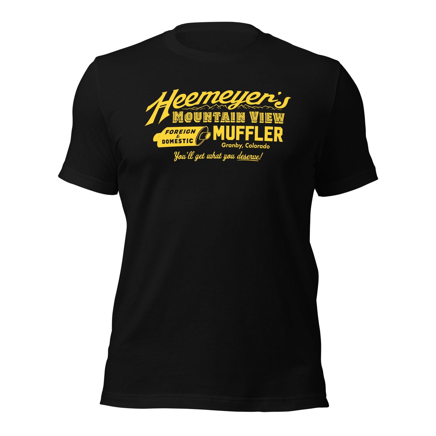 Heemeyer's Mountain View Muffler T-Shirt
