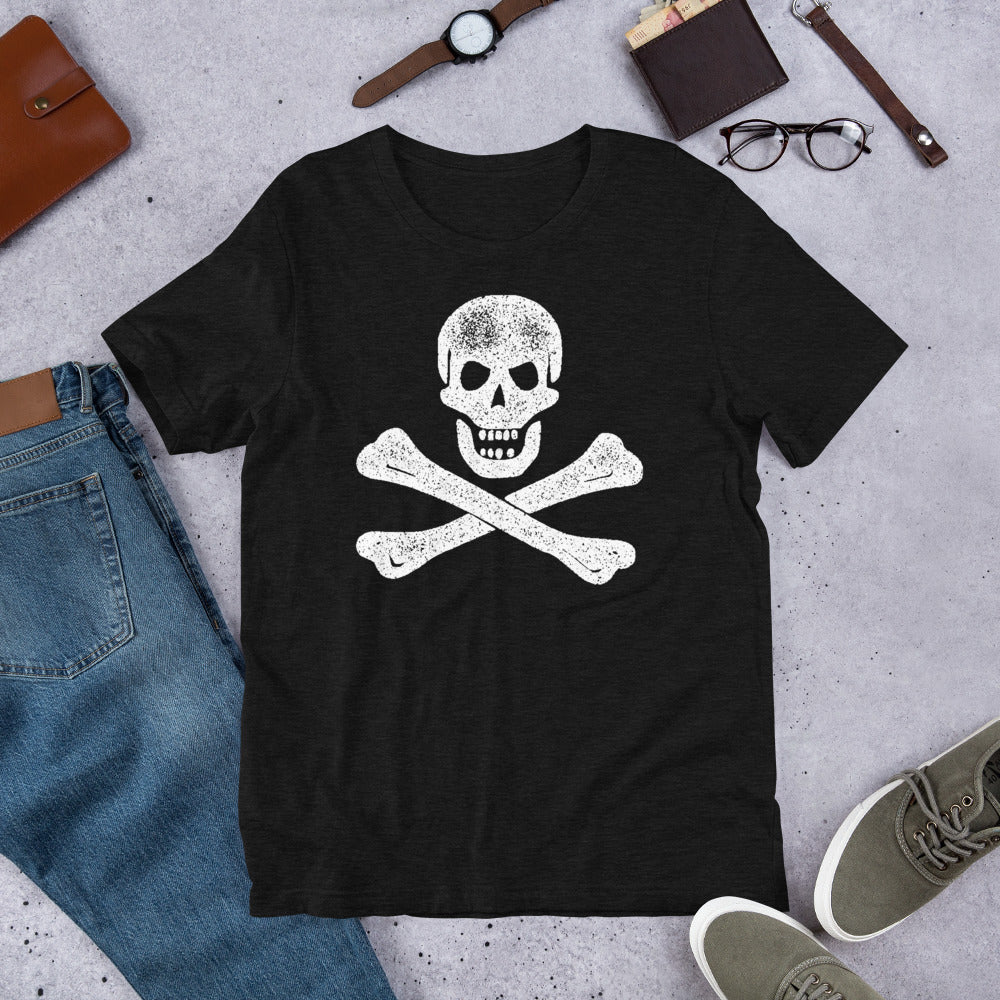 Jolly Roger Crossbones Short-Sleeve Unisex T-Shirt