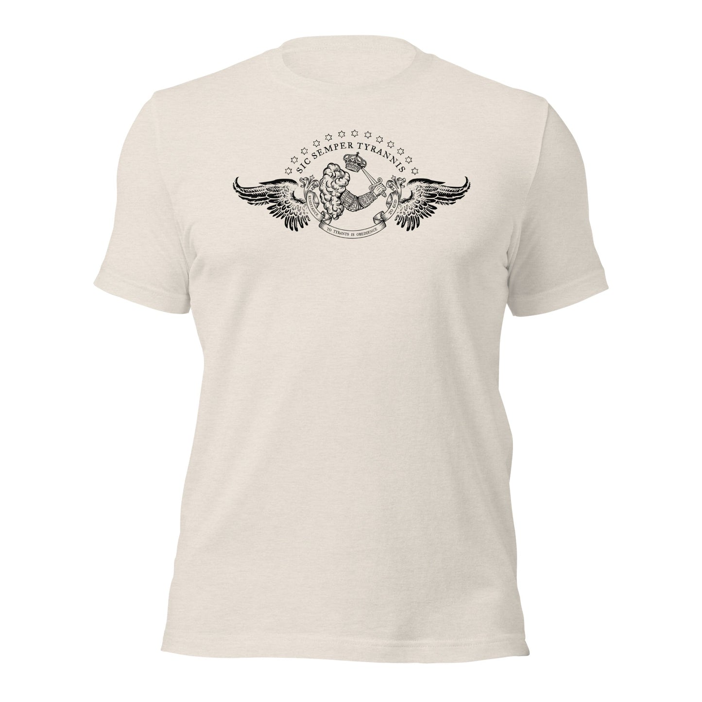 Resistance to Tyrants Gostelowe Battle Flag Men's Tee