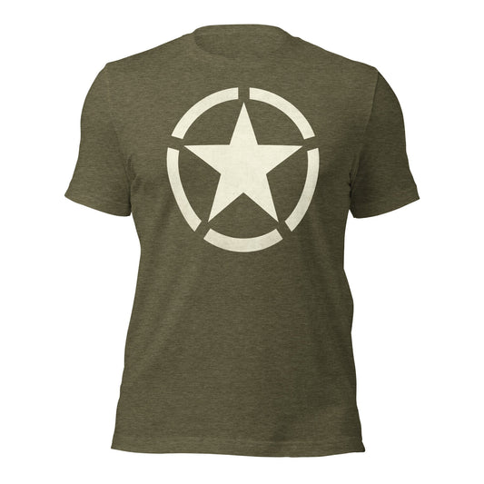 WW2 Circled Star Graphic T-Shirt