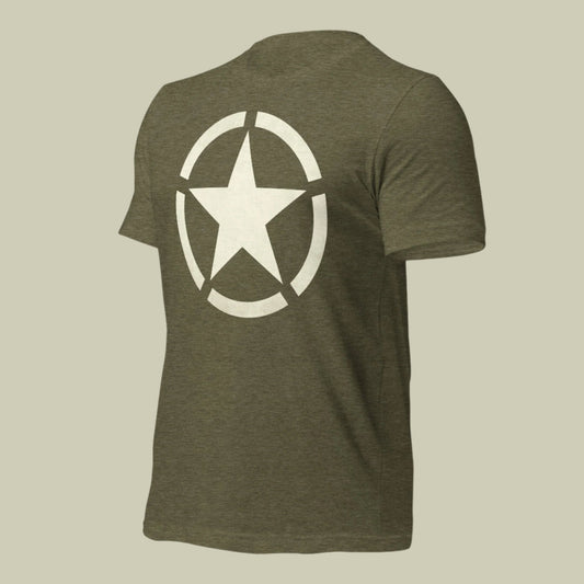 WW2 Circled Star Graphic T-Shirt