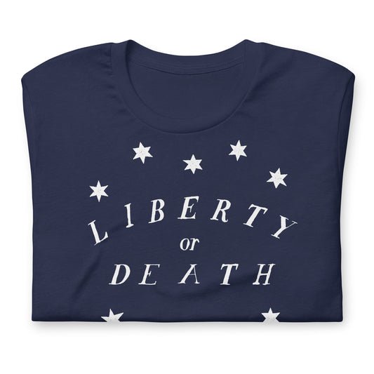 Liberty or Death Rebel Stars Graphic T-Shirt