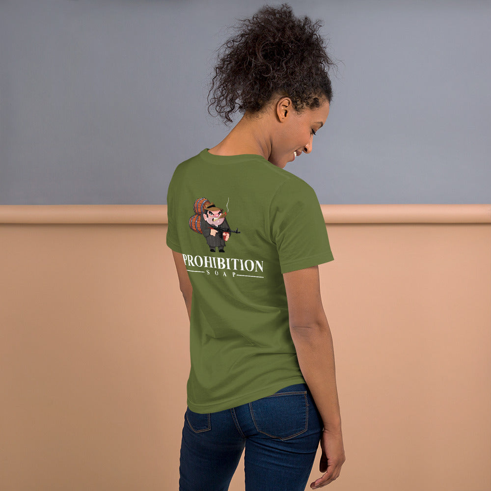 Cartoon Logo Dark T-Shirt, Unisex,