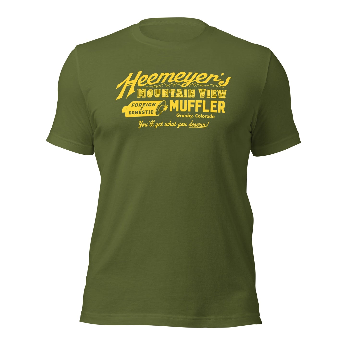 Heemeyer's Mountain View Muffler T-Shirt