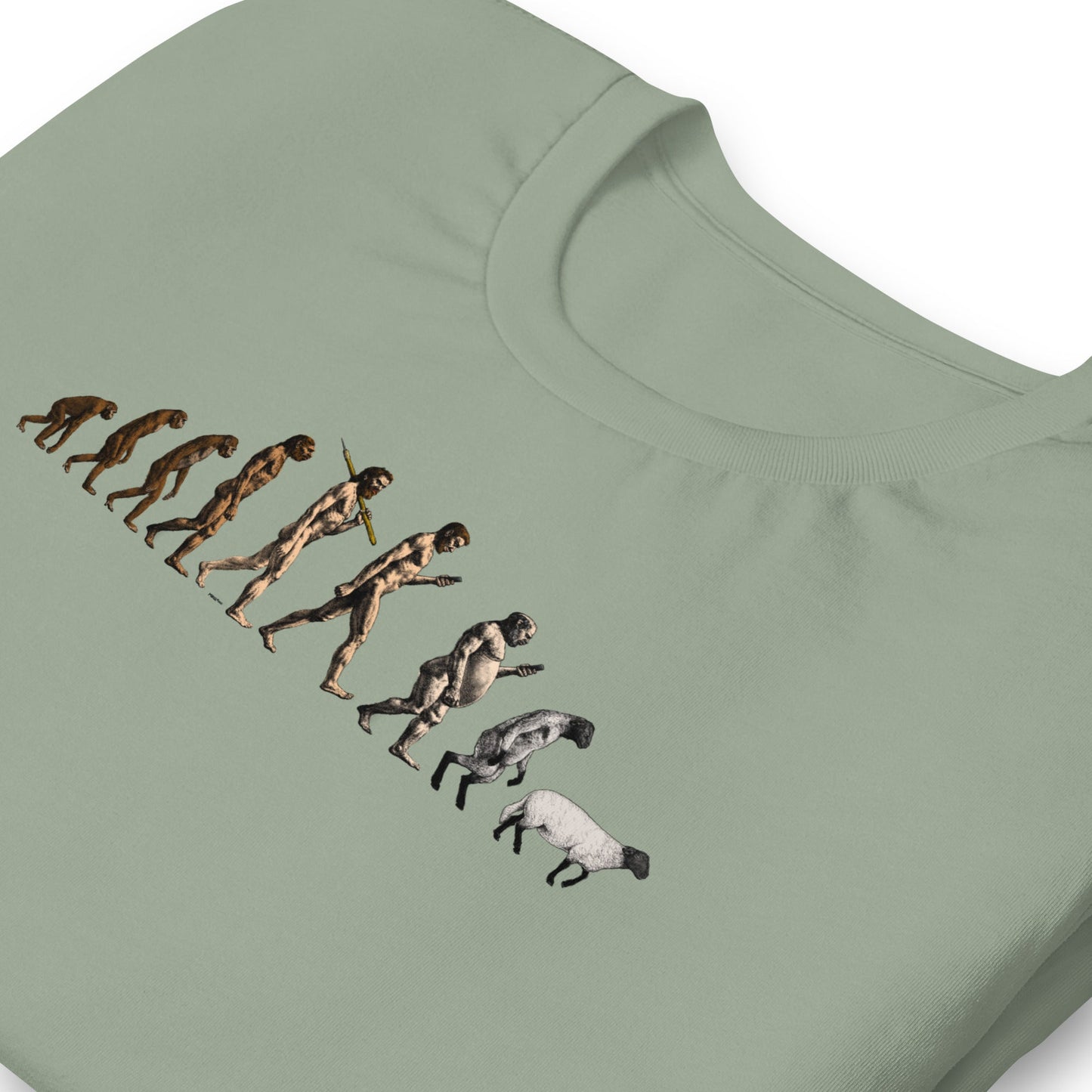 March of Devolution Sheeple T-Shirt