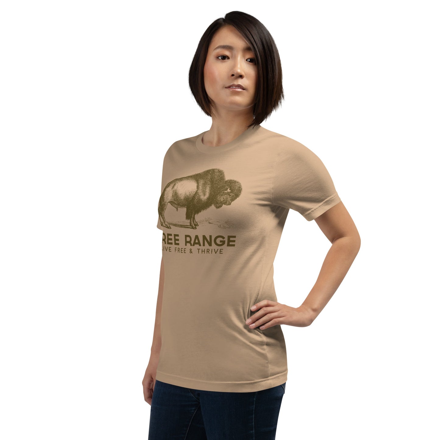 Free Range Live Free Graphic Tee