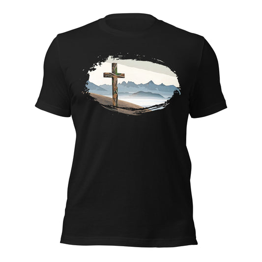 Men's Christian Outdoorsman Camo Cross T