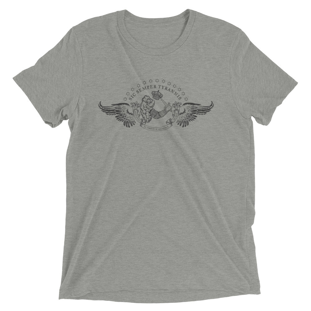 Resistance to Tyrants Gostelowe Battle Flag Tri-Blend T-Shirt