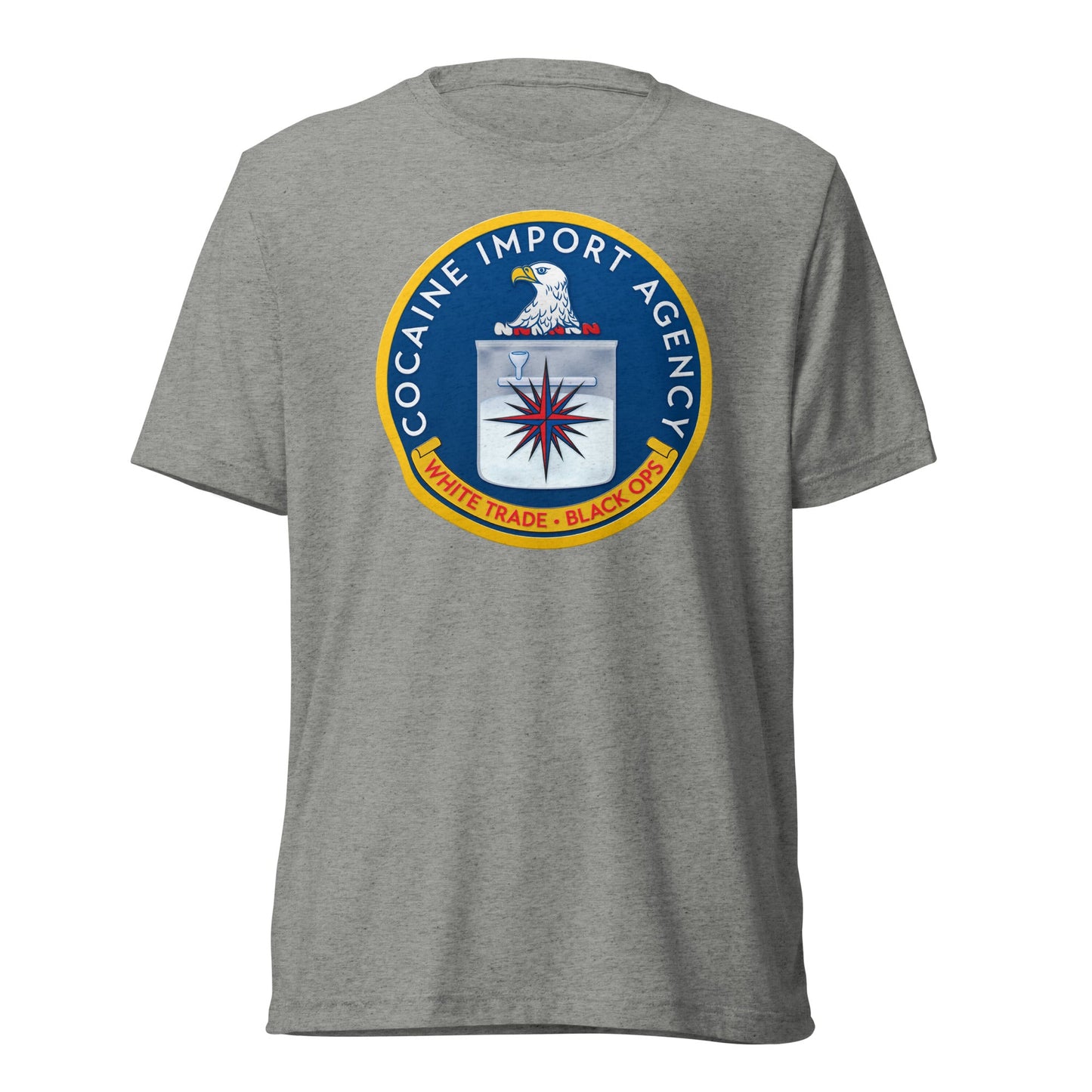 CIA Cocaine Import Agency Tri-Blend T-Shirt