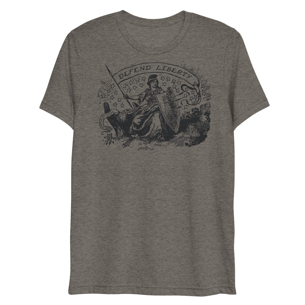 Defend Liberty Libertas Unisex Tri-Blend Track Shirt