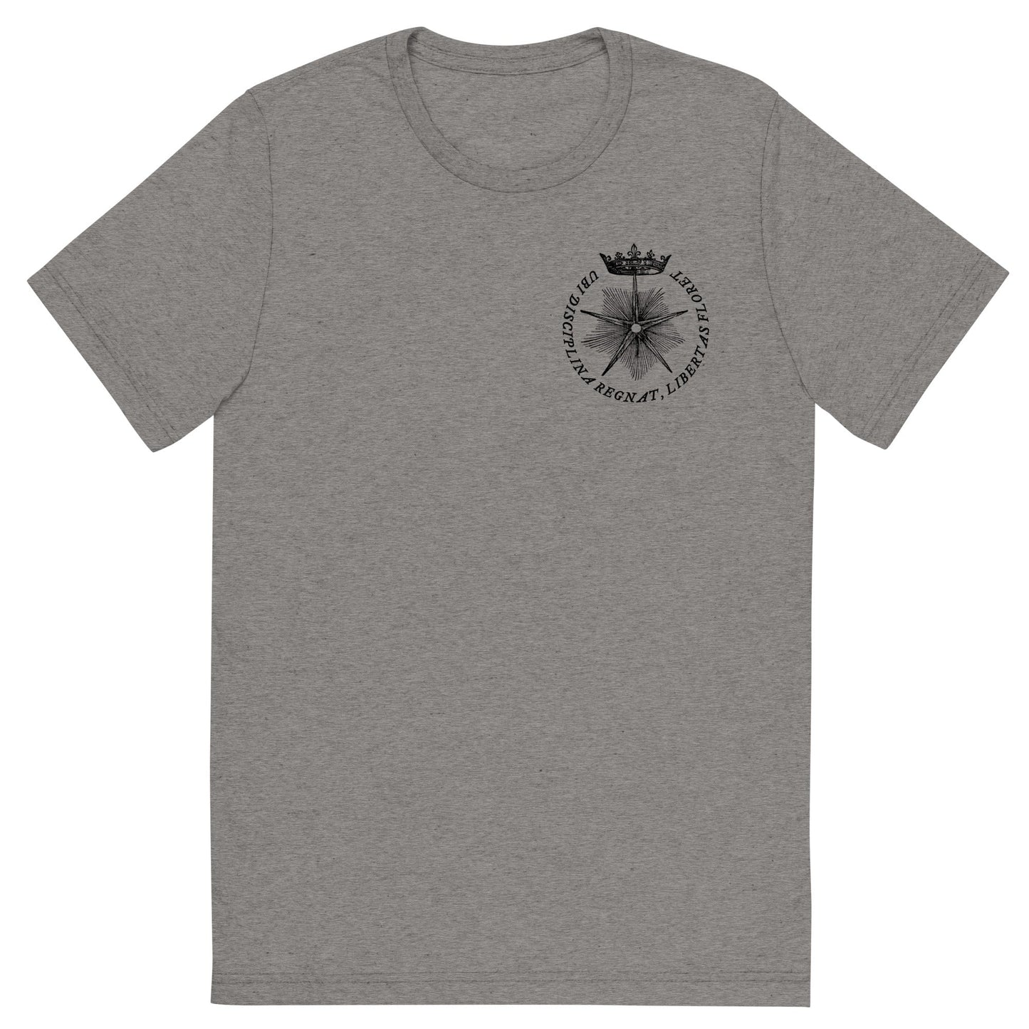 Where Discipline Reigns Liberty Flourishes Tri-Blend Graphic T-Shirt