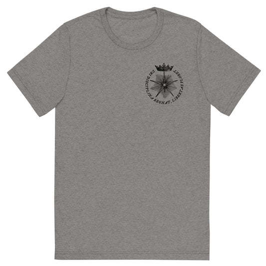 Where Discipline Reigns Liberty Flourishes Tri-Blend Graphic T-Shirt