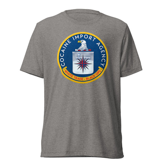 CIA Cocaine Import Agency Tri-Blend T-Shirt