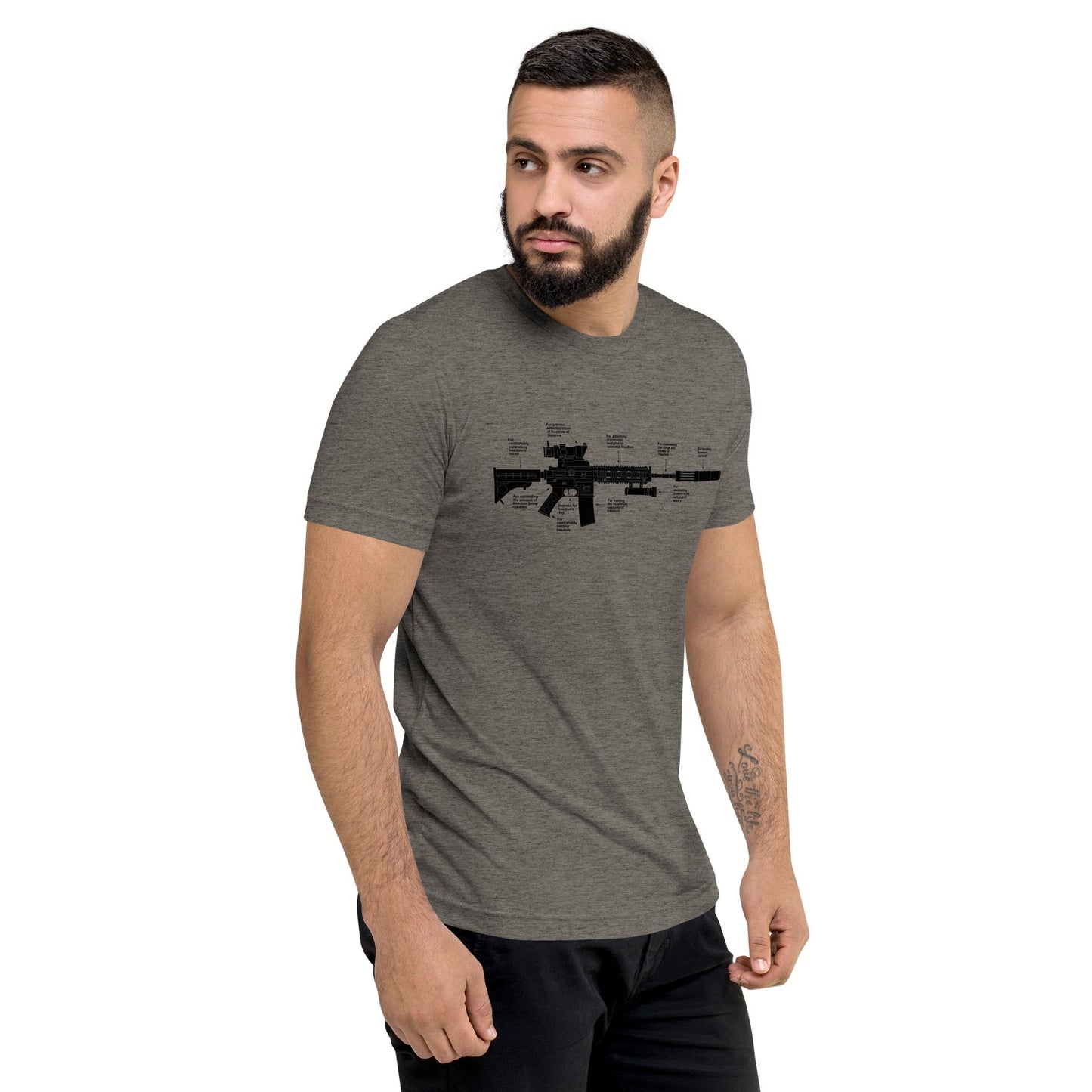 Components of Freedom Unisex Tri-Blend Track Shirt