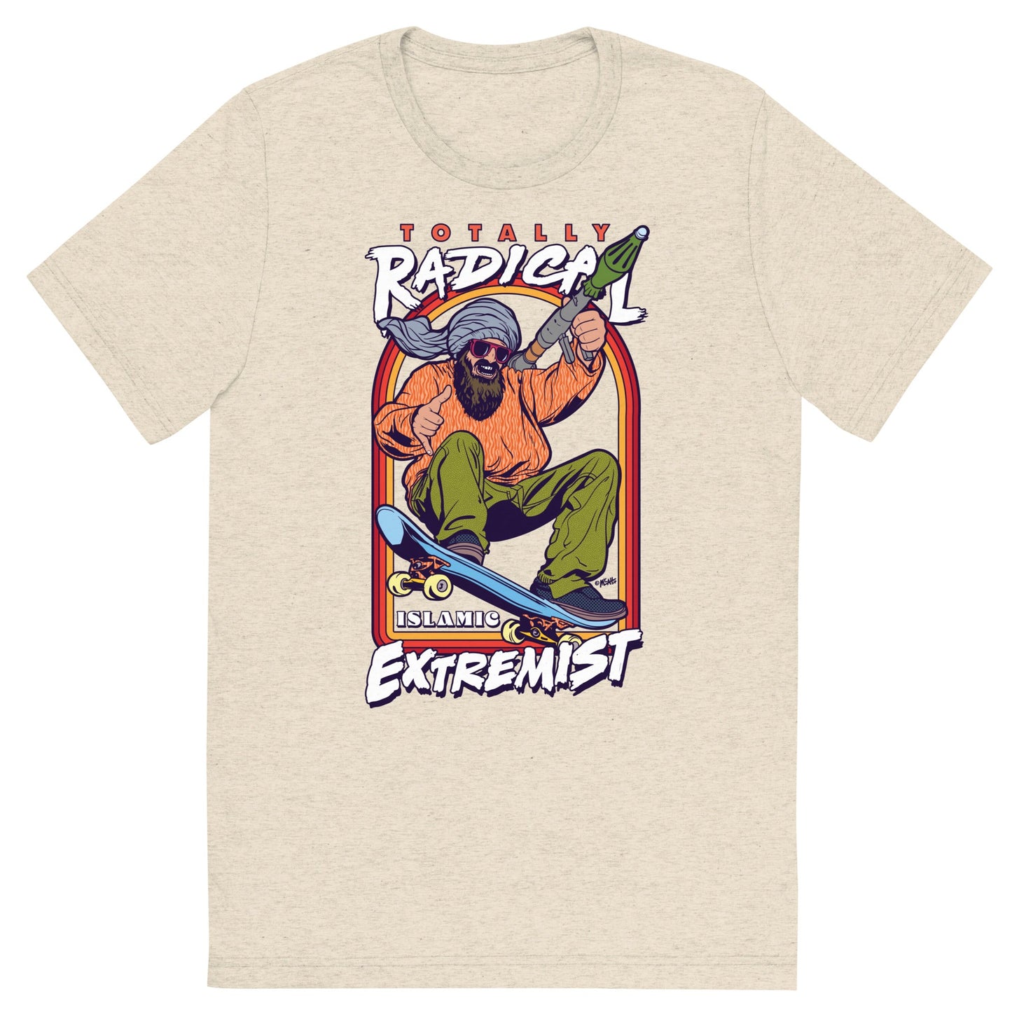 Totally Radical Islamic Extremist Tri-Blend Track Shirt