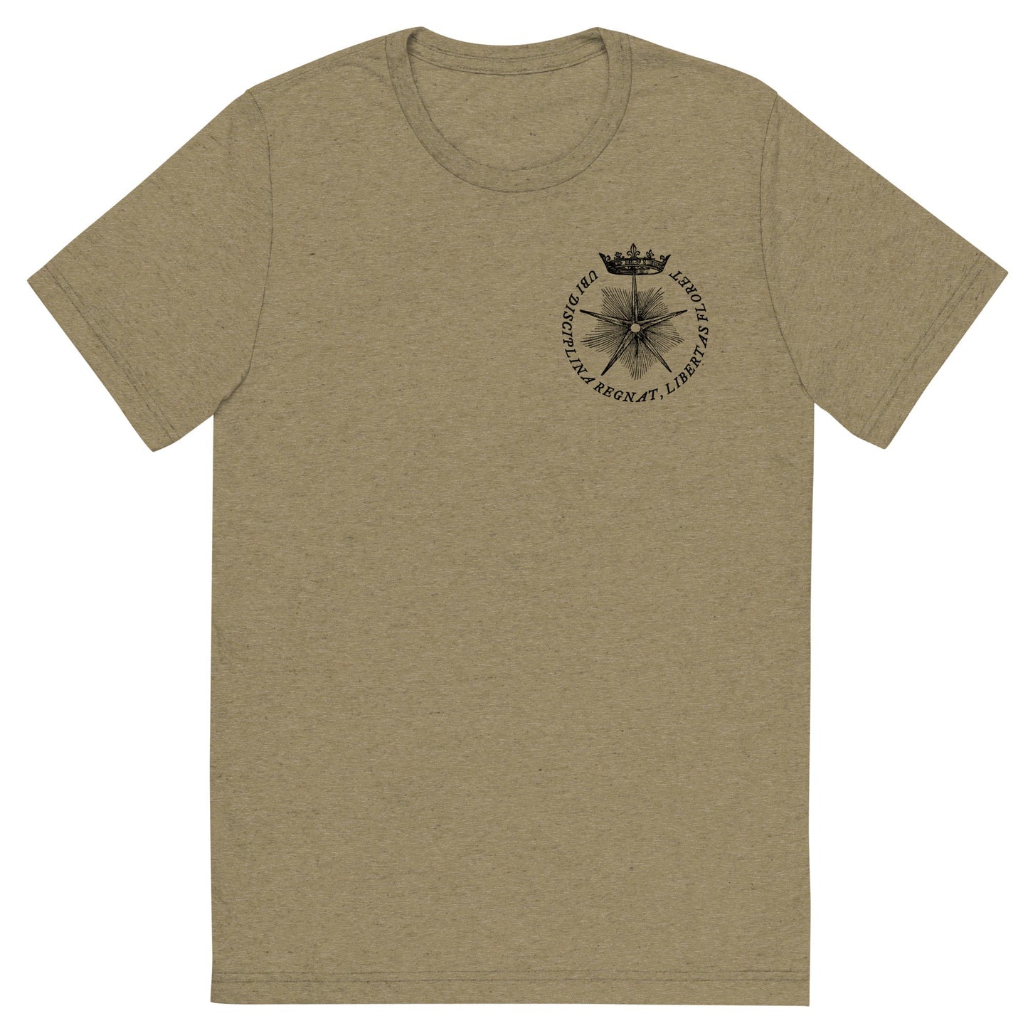 Where Discipline Reigns Liberty Flourishes Tri-Blend Graphic T-Shirt