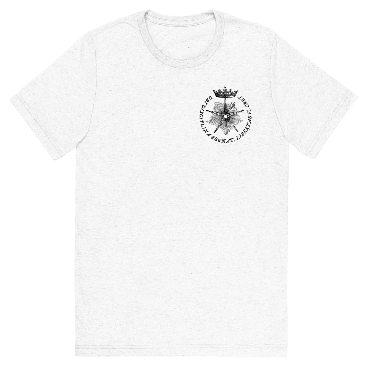 Where Discipline Reigns Liberty Flourishes Tri-Blend Graphic T-Shirt