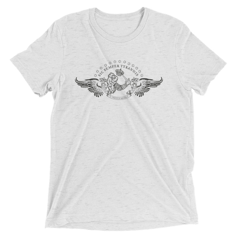Resistance to Tyrants Gostelowe Battle Flag Tri-Blend T-Shirt