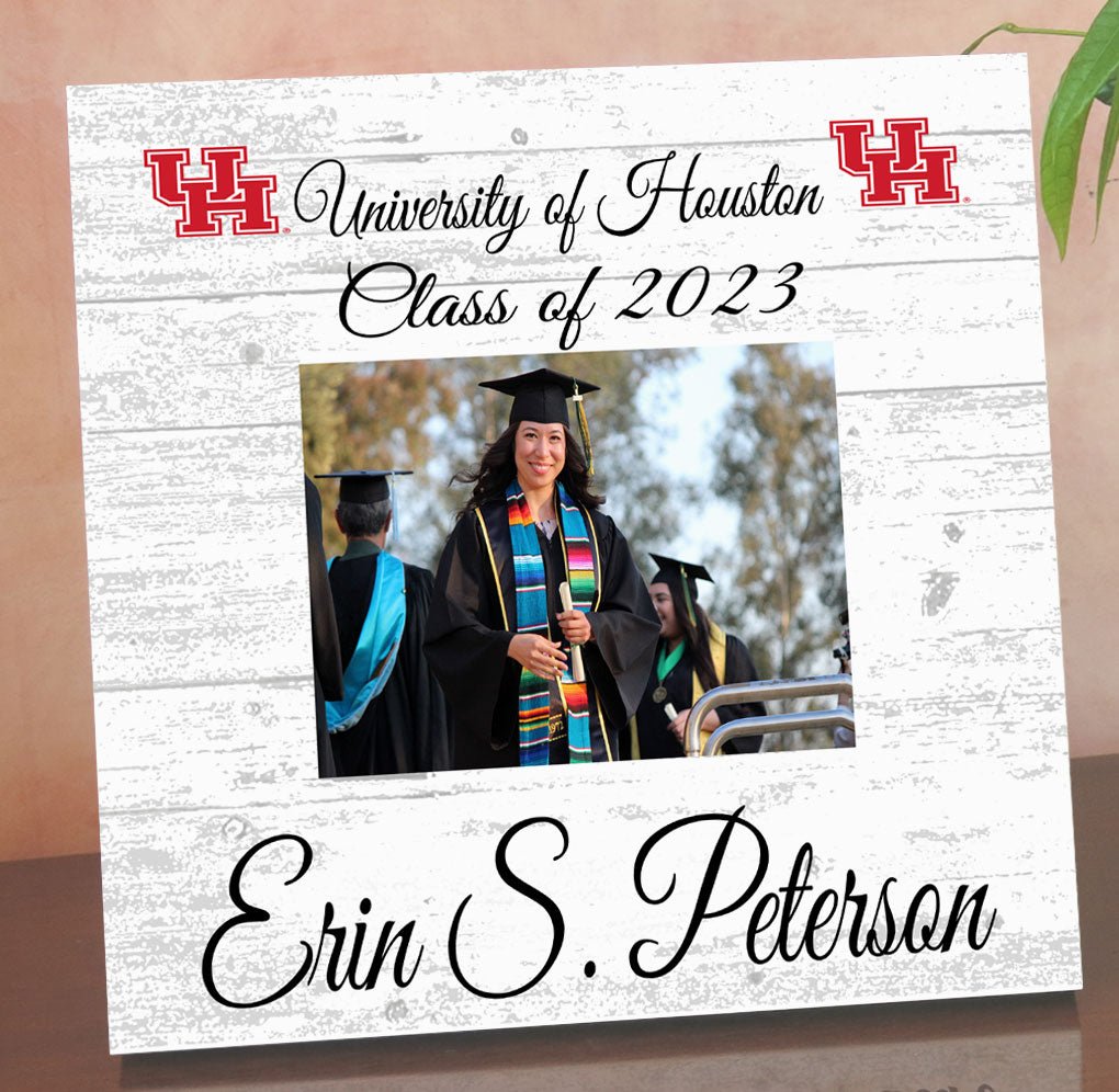 University of Houston Graduation Frame - Class Year Picture Plaque - Custom - Upload Your Photo, Name & Class Year – 10.5"x10.5"
