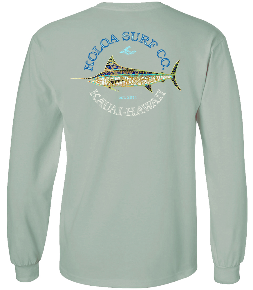 Koloa Mosaic Fish Long Sleeve T-Shirt