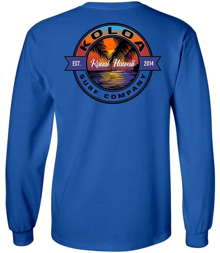 Koloa Hanalei Beach Youth Long Sleeve T-Shirt