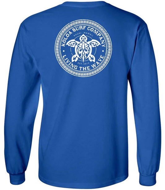 Koloa Tribal Turtle Long Sleeve T-Shirt