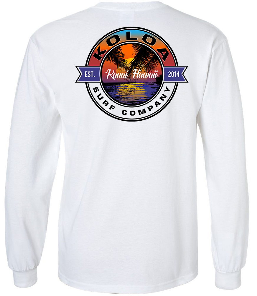 Koloa Hanalei Beach Youth Long Sleeve T-Shirt