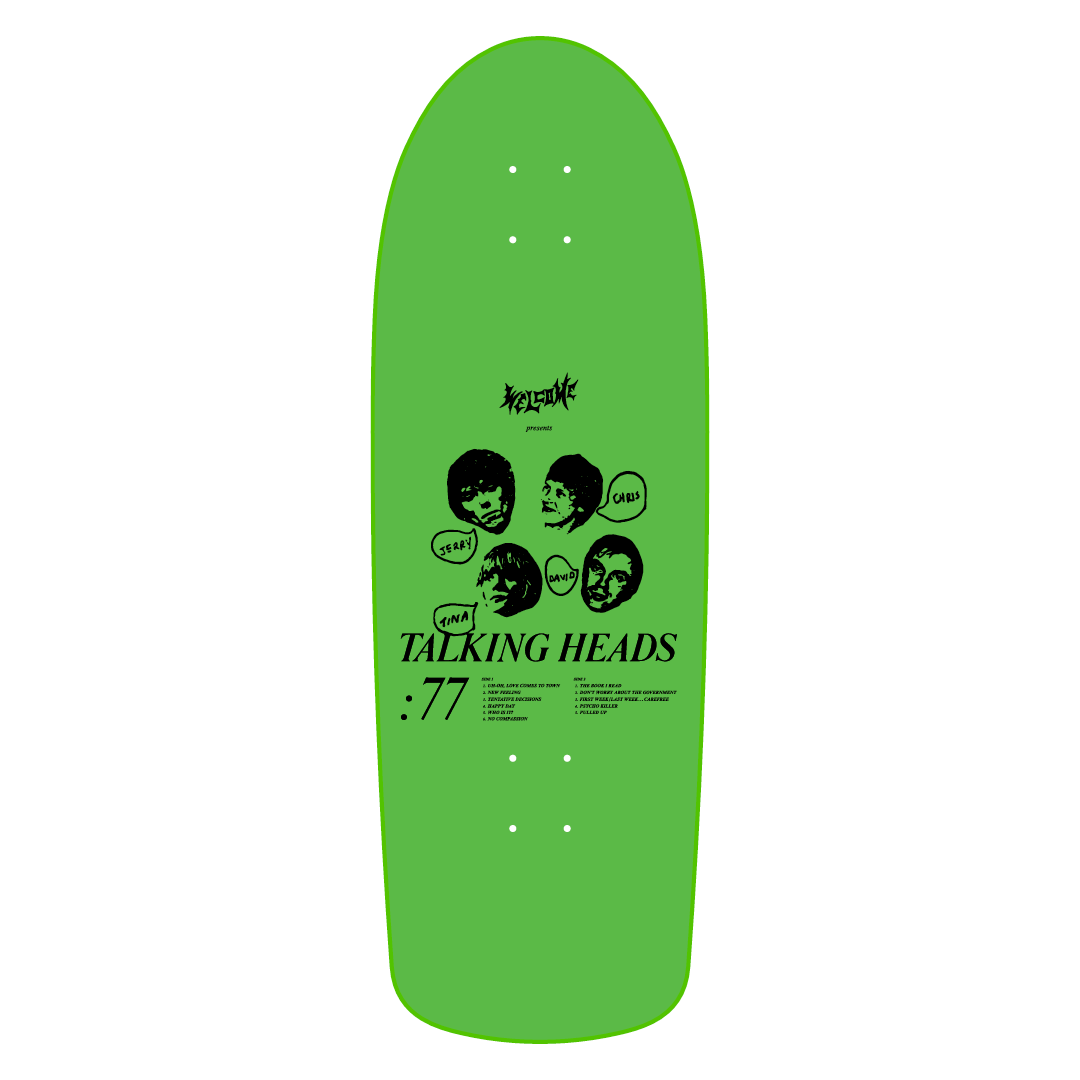 Welcome x Talking Heads "Psycho" 10.125" Complete Skateboard