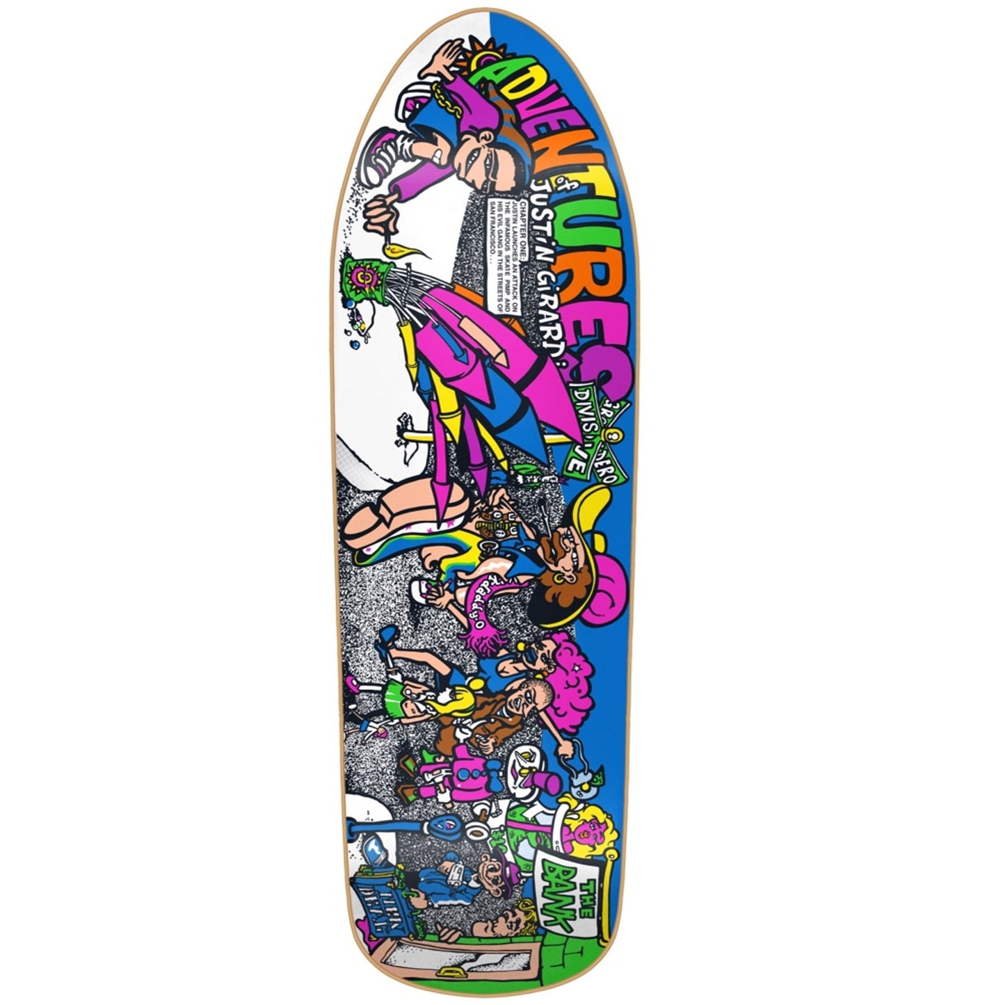New Deal Adventures of Justin Girard SP Skateboard Deck - 9.72″