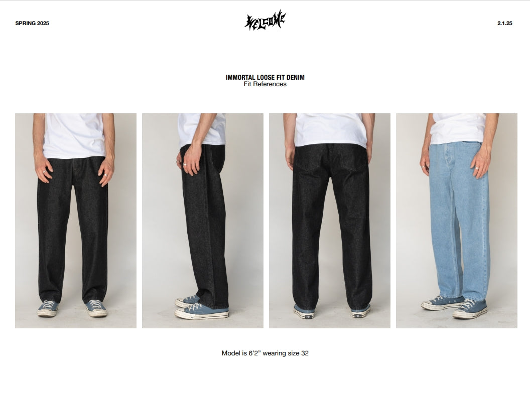 Welcome Immortal Natural Denim Pants