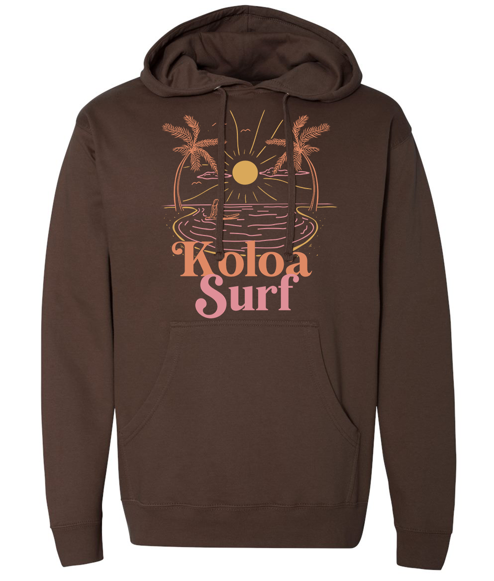 Koloa Sunset Surfer Hoodie