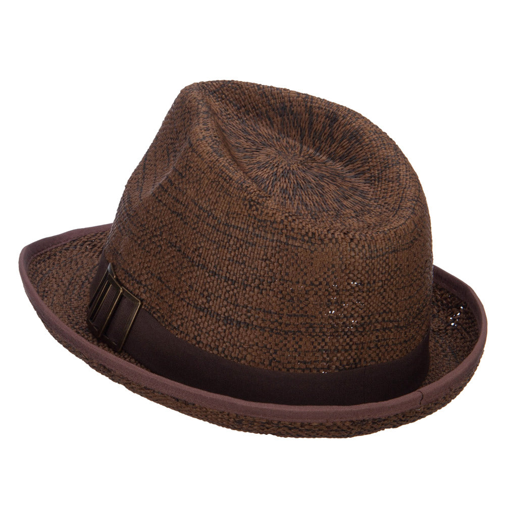 Classic Men's Woven Paper Straw Fedora