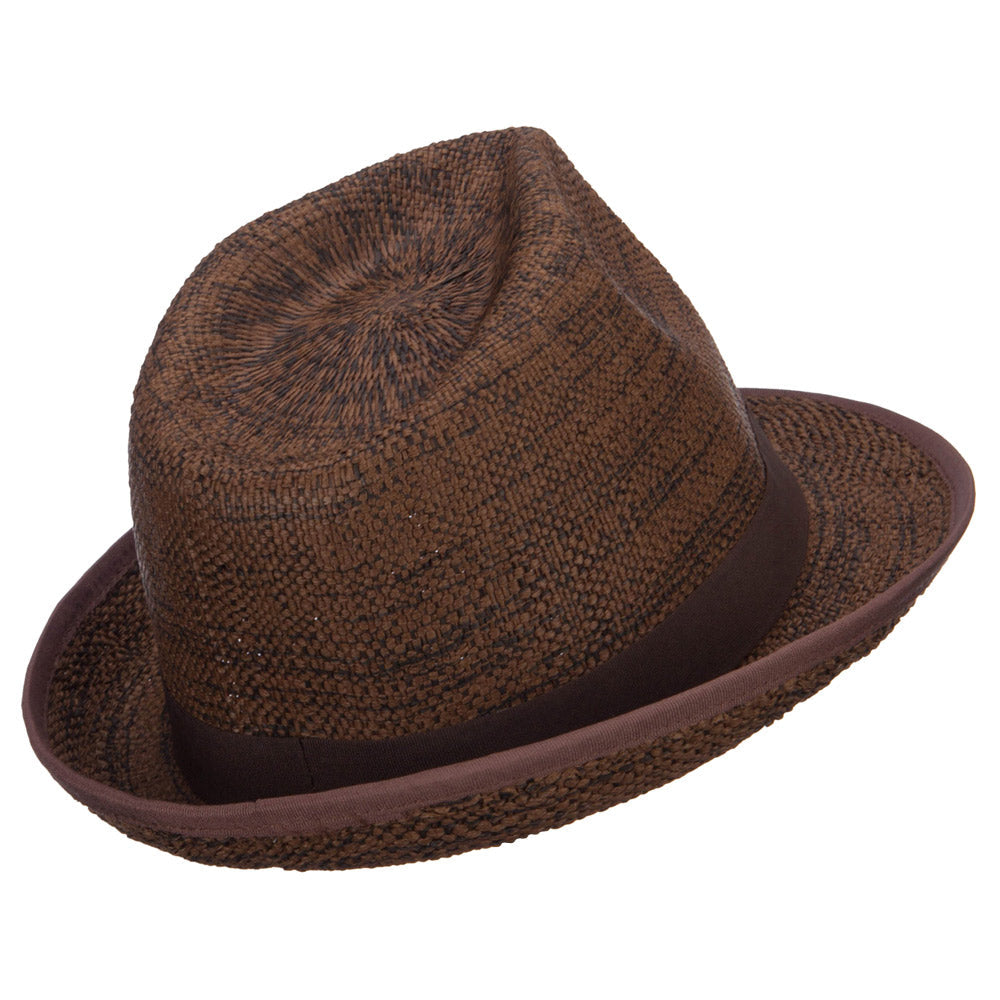 Classic Men's Woven Paper Straw Fedora