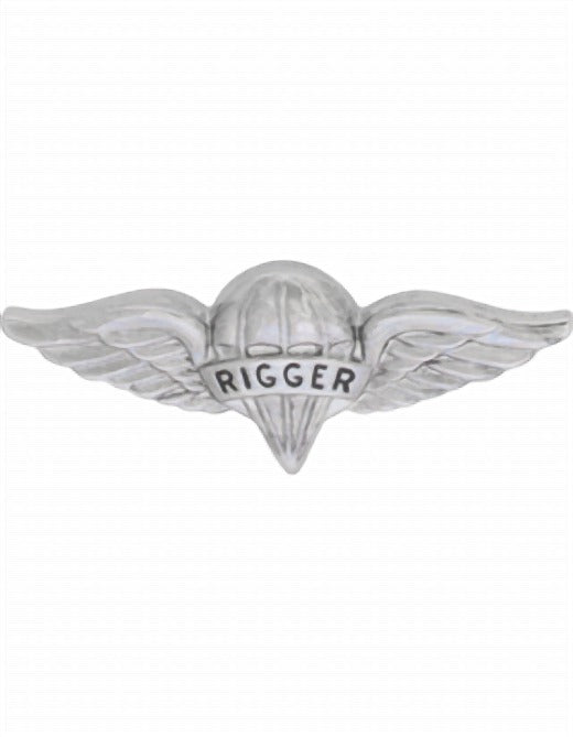 U.S. Army Pararigger Badge - No Shine Insignia