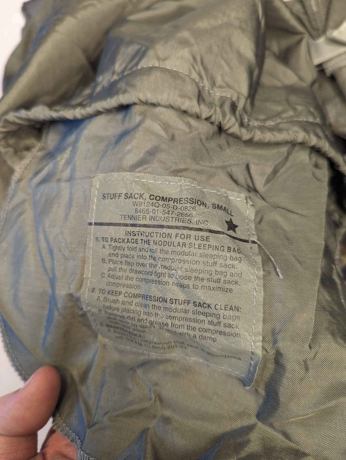 Compression Stuff Sack - Small - Green